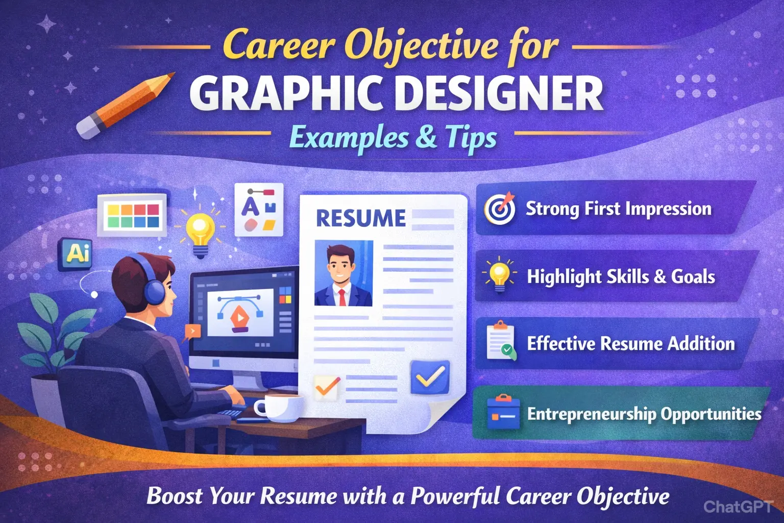 Career Objective For Graphic Designer